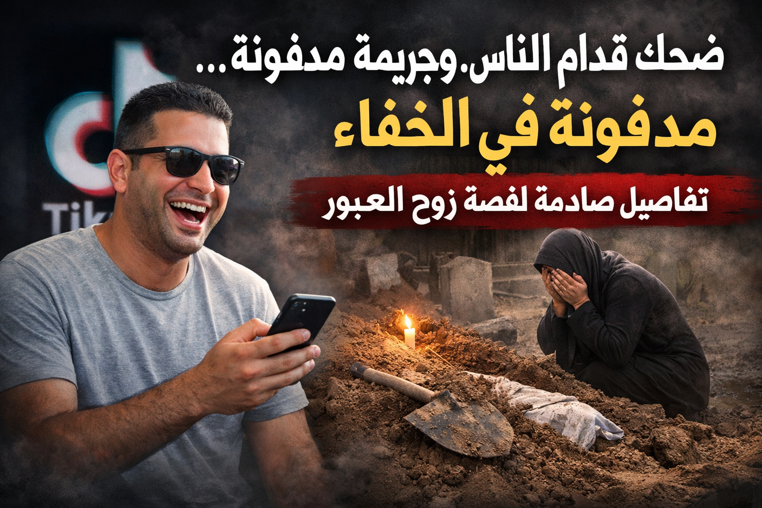 ضحك قدام الناس… وجريمة مدفونة في الخفاء: تفاصيل صادمة لقصة زوج العبور
