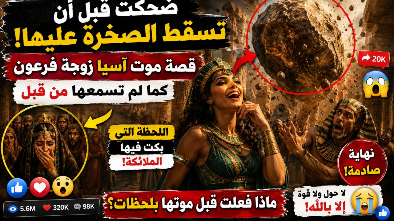 ضحكت قبل أن تسقط الصخرة عليها | قصة موت آسيا زوجة فرعون كما لم تسمعها من قبل