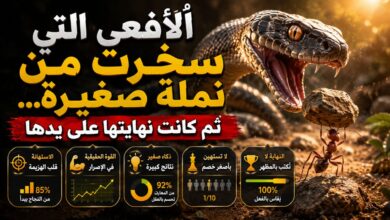 قصة الأفعى والنملة
