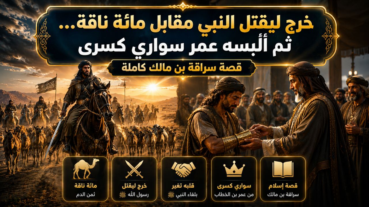 قصة سراقة بن مالك