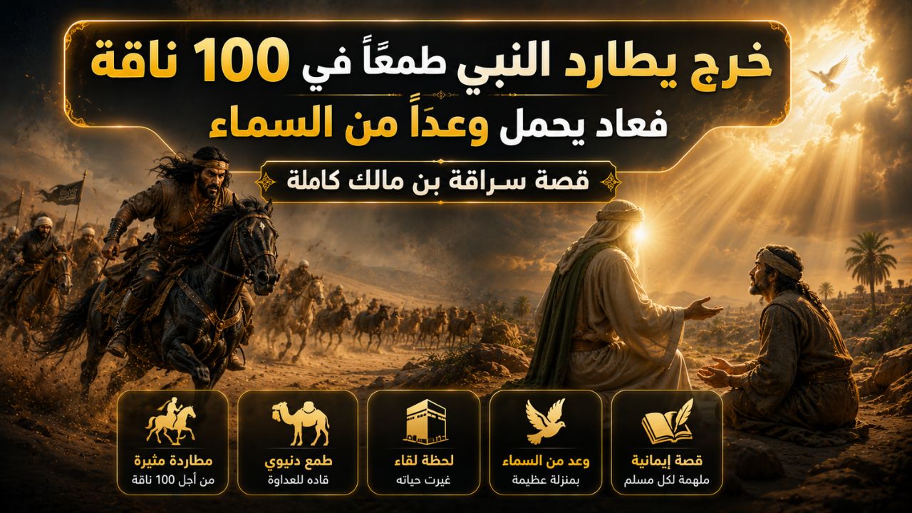 قصة سراقة بن مالك